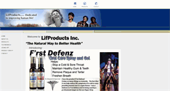 Desktop Screenshot of lifproducts.com